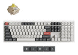 Keychron Q6 Ultra 8K tastatur Universel USB + RF Wireless + Bluetooth Hvid