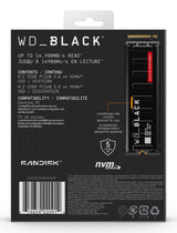WD Black SN8100 SSD 1TB M.2 PCI Express 5.0 (NVMe)