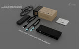 i-tec CADUA4KDOCKPDB100 dockingstation Ledningsført USB 3.2 Gen 1 (3.1 Gen 1) Type-C Sort