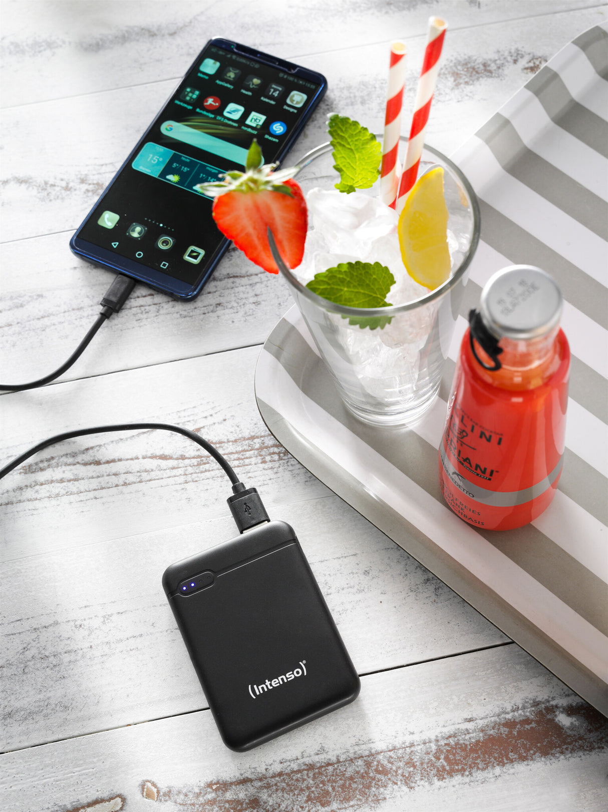 Intenso 7313520 powerbank Lithium polymer (LiPo) 5000 mAh Sort