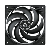 ARCTIC P12 Slim PWM PST Computerkabinet Ventilator 12 cm Sort 1 stk