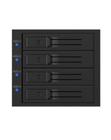 ICY BOX IB-574SSK-12G 8.89 cm (3.5") Backplane Black