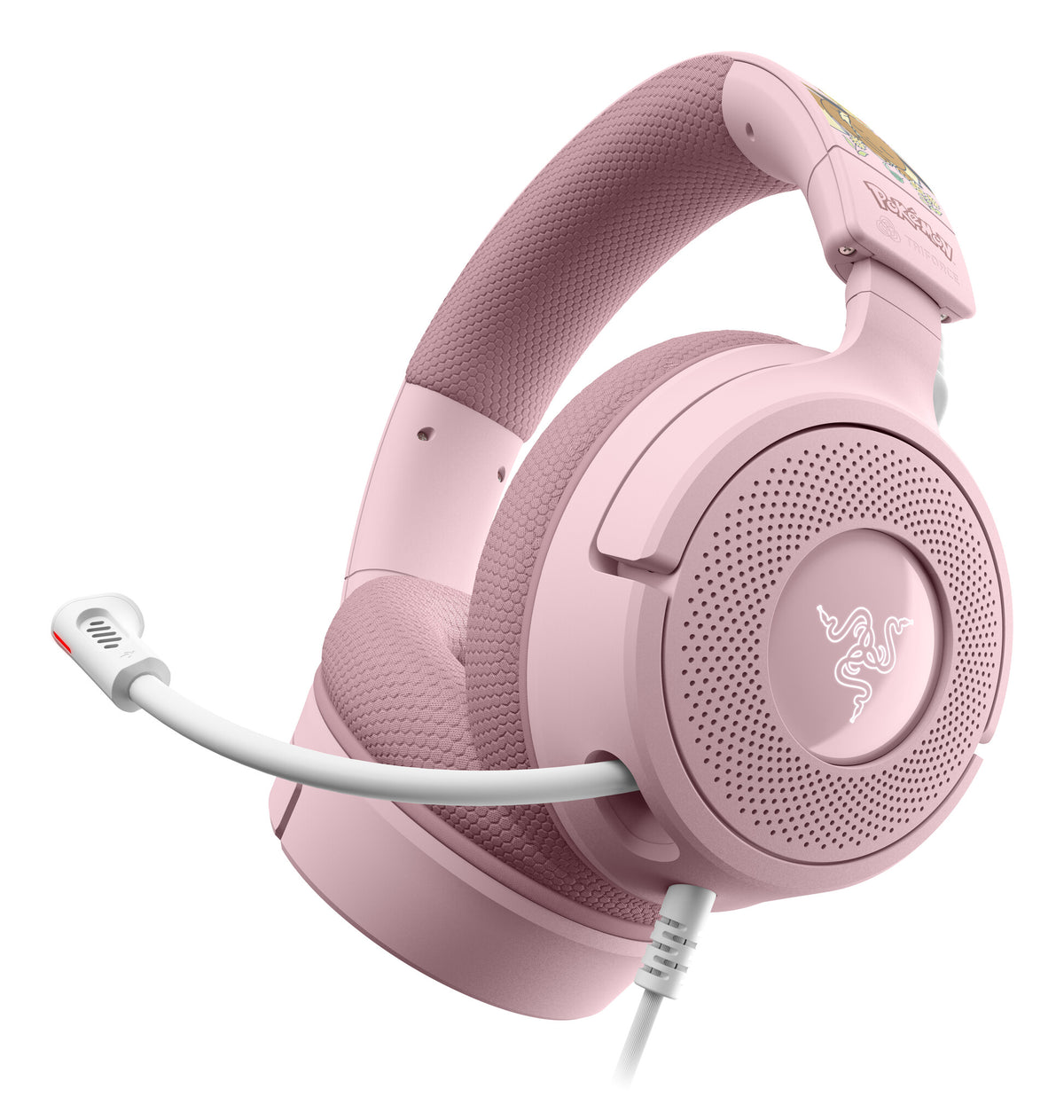 Razer Kraken V4 X - Pikachu & Eevee Edition Headset Wired Head-band Gaming USB Type-C / USB Type-A Pink