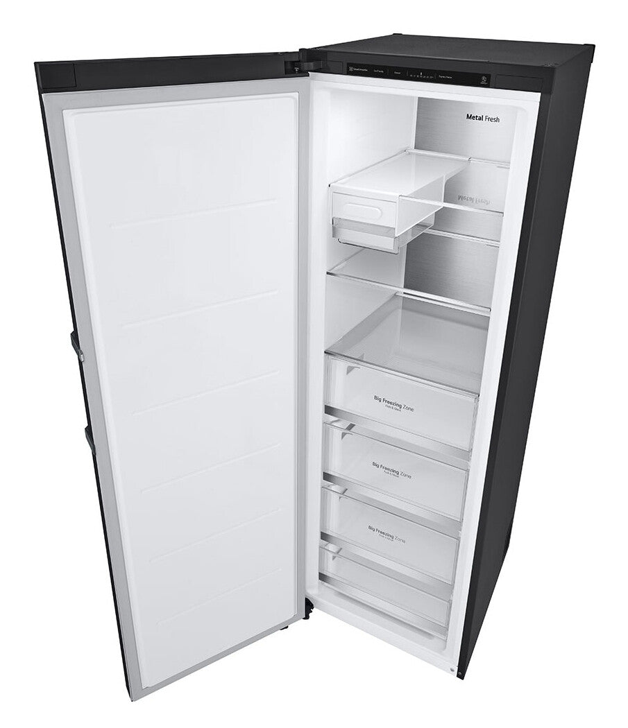 LG GFT61MCCSZ fryser Stående fryser Fritstående 324 L Sort