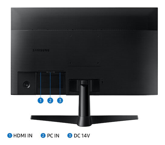 Samsung LS24F330EAUXEN computerskærm 61 cm (24") 1920 x 1080 pixel Fuld HD LCD Sort