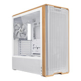 Lian Li Lancool LAN217W computeretui Midi Tower Hvid, Træ