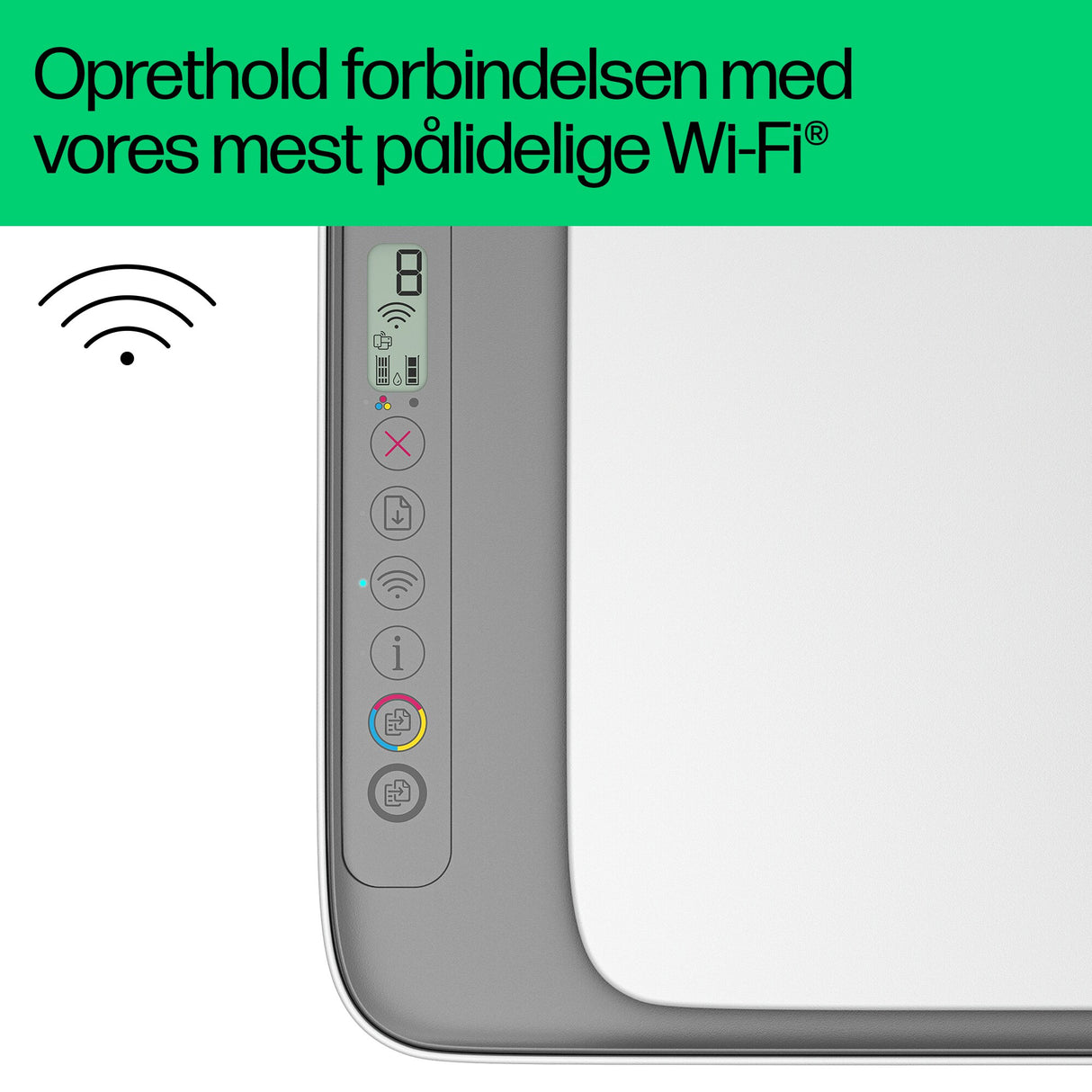 HP DeskJet 2820e Trådløst All-in-One Farve Printer, Kopimaskine, scanner