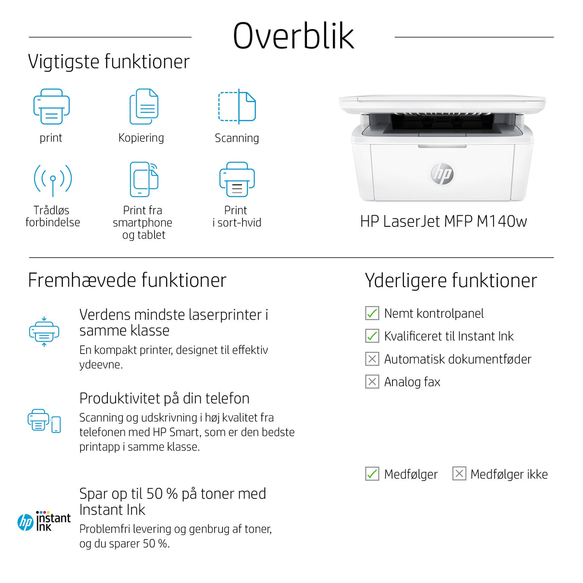 HP LaserJet MFP M140w-printer