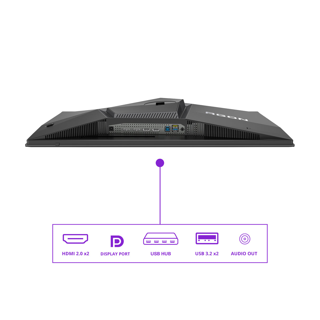 AOC AGON PRO AG276QZD2 27 2560 x 1440 (2K) HDMI DisplayPort 240Hz