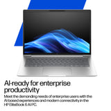 HP EliteBook 6 G1i AI Intel Core Ultra 5 225U Laptop 35,6 cm (14") WUXGA 24 GB DDR5-SDRAM 512 GB SSD Wi-Fi 7 (802.11be) Windows 11 Pro AI PC Sølv