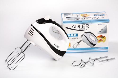 Adler AD 4205 Håndmixer 300 W Sort, Hvid