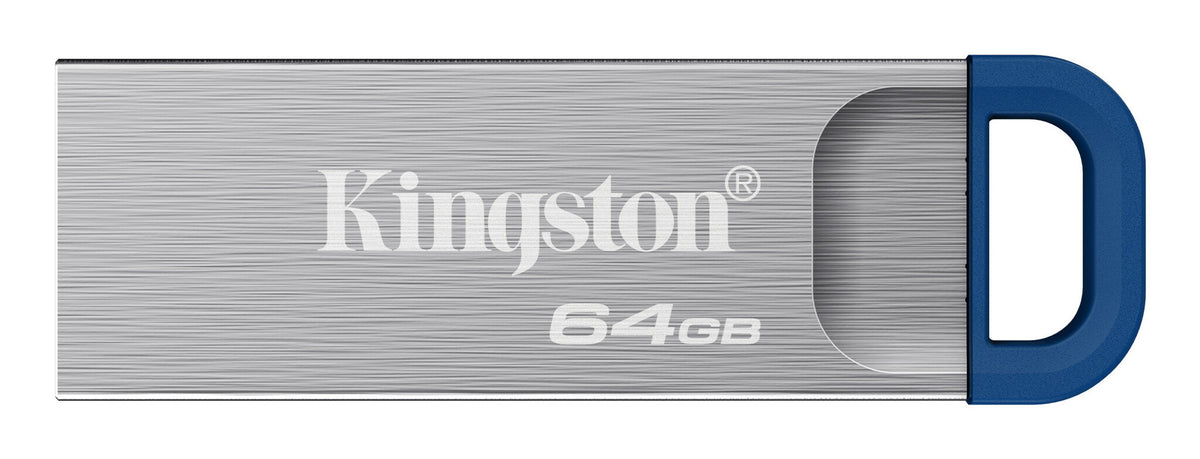 Kingston Technology DataTraveler Kyson USB-nøgle 64 GB USB Type-A 3.2 Gen 1 (3.1 Gen 1) Rustfrit stål