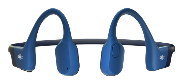 Shokz OpenRun USB-C bone conduction open-ear headphones blue