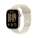 Ismanusis laikrodis Apple Watch Series 12 GPS 42mm Light Gold Aliuminio Case with Sand Sport Band - S/M