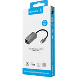 USB-C to Network Converter, Silver