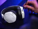 Trust GXT 493W Carus Headset Kabel & trådløs Headset, Hjelm Spil USB Type-C / USB Type-A Bluetooth Hvid