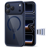 Tech-Protect 5906302333844 mobiltelefon etui 17,5 cm (6.9") Cover Mørkeblå, Gennemsigtig
