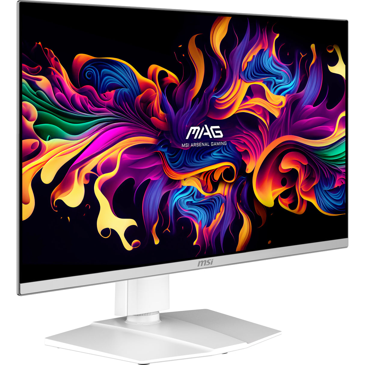 MSI MAG 272QPW QD-OLED X28 computerskærm 67,3 cm (26.5") 2560 x 1440 pixel Wide Quad HD Hvid