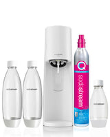 SodaStream Terra Bianco Value Pack Metal, Plast, Polyethylenterephthalatfolie (PET) Hvid