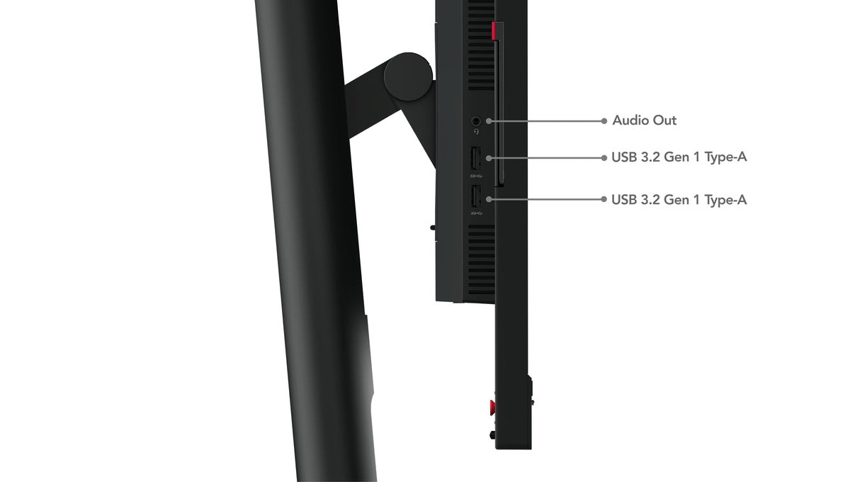 Lenovo ThinkVision T24v-30 24 1920 x 1080 (Full HD) VGA (HD-15) HDMI DisplayPort 75Hz Pivot Skærm