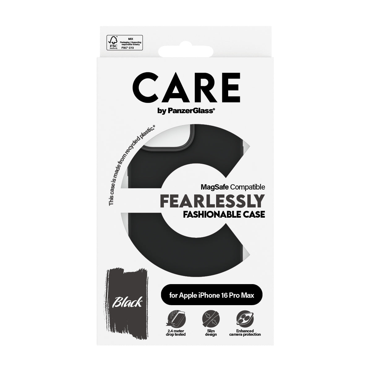 PanzerGlass CARE by ® Fashionable Case Sort m. MagSafe iPhone 16 Pro Max