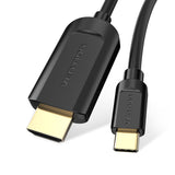 Vention CGUBH videokabel adapter 2 m USB Type-C HDMI Sort
