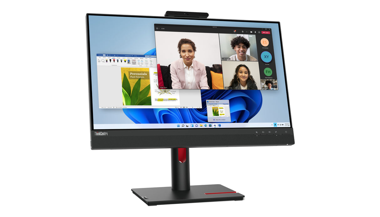 Lenovo ThinkCentre TIO-24 Gen5 computerskærm 60,5 cm (23.8") 1920 x 1080 pixel Fuld HD LED Sort