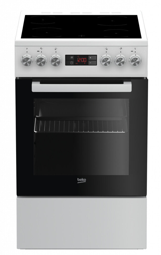 Beko FSM 57300 GW Fritstående komfur Keramisk Hvid