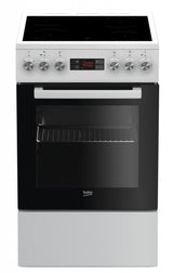 Beko FSM 57300 GW Fritstående komfur Keramisk Hvid