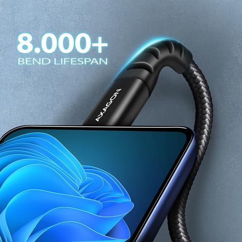 Axagon BUCM-CM15AB HQ USB-C <> USB-C cable 1.5 m