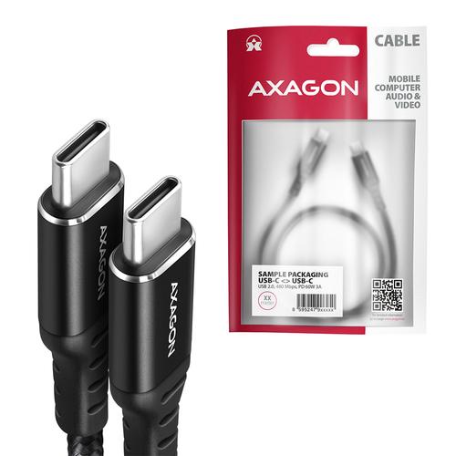 Axagon BUCM-CM15AB HQ USB-C <> USB-C cable 1.5 m