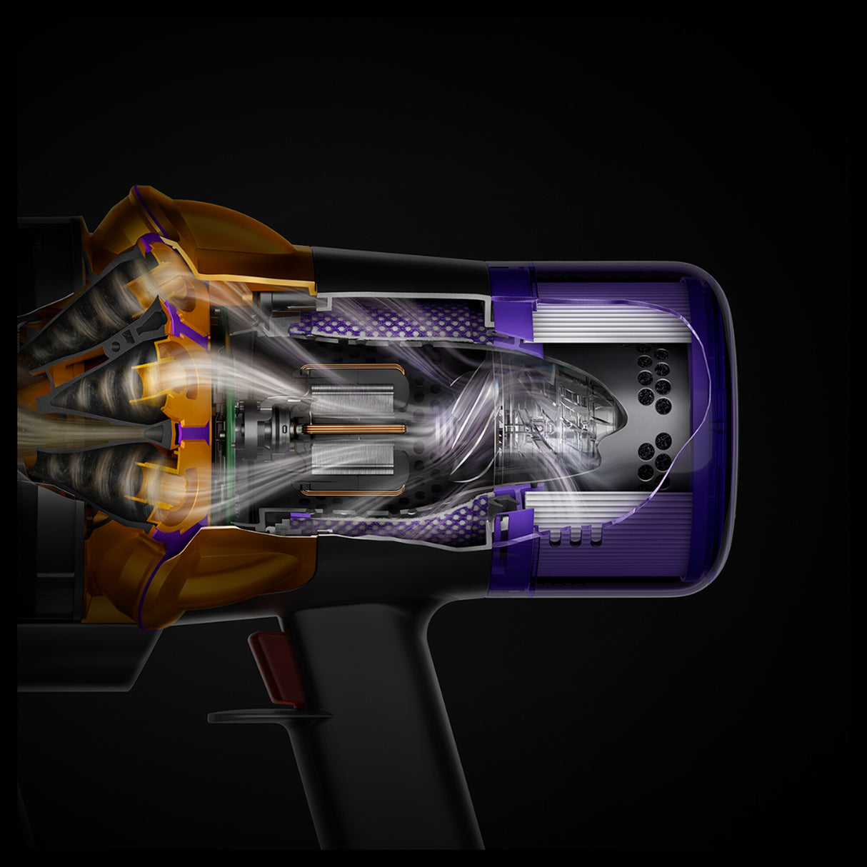 Dyson V15 Detect Absolute 2-i-1 stangstøvsuger Batteri Dry HEPA Poseløs 0,77 L Rustfrit stål