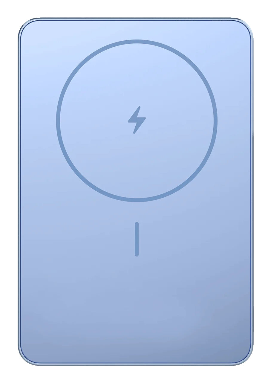Xiaomi Super Slim Magnetic Power Bank 5000 Lithium-Ion (Li-Ion) 5000 mAh Trådløs opladning Blå