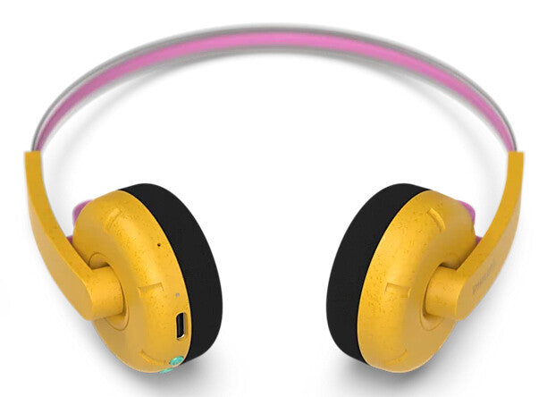 Philips TAMS1YL/00 hovedtelefoner/headset Kabel & trådløs Opkald/musik USB Type-C Bluetooth Gul