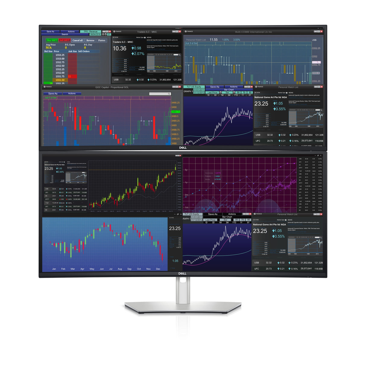 DELL UltraSharp U3824DW computerskærm 95,2 cm (37.5") 3840 x 1600 pixel Wide Quad HD+ LCD Sort, Sølv
