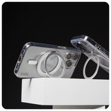 PanzerGlass CARE™ by ® Case Transparent m. Sølv Kickstand & MagSafe iPhone 16