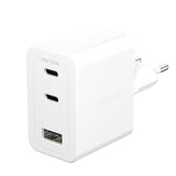PanzerGlass empower by ® Turbo 70W Multiple Oplader inkl. 2 x USB-C + USB-A | EU Stik | Silver White