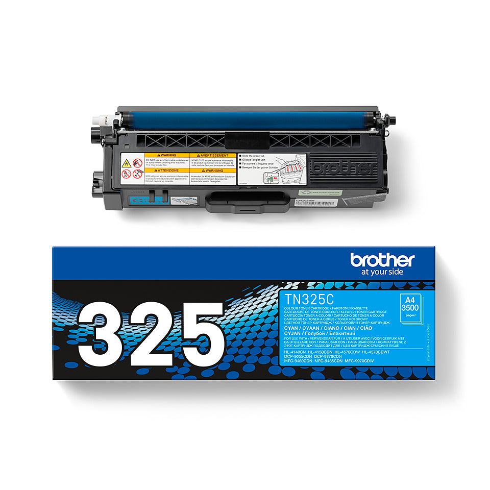 Brother TN-325C tonerpatron 1 stk Original Blå