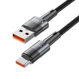 Tech-Protect 9490713934135 USB-kabel 1 m USB A USB C 0,48 Gbit/sek. 66 W Grå