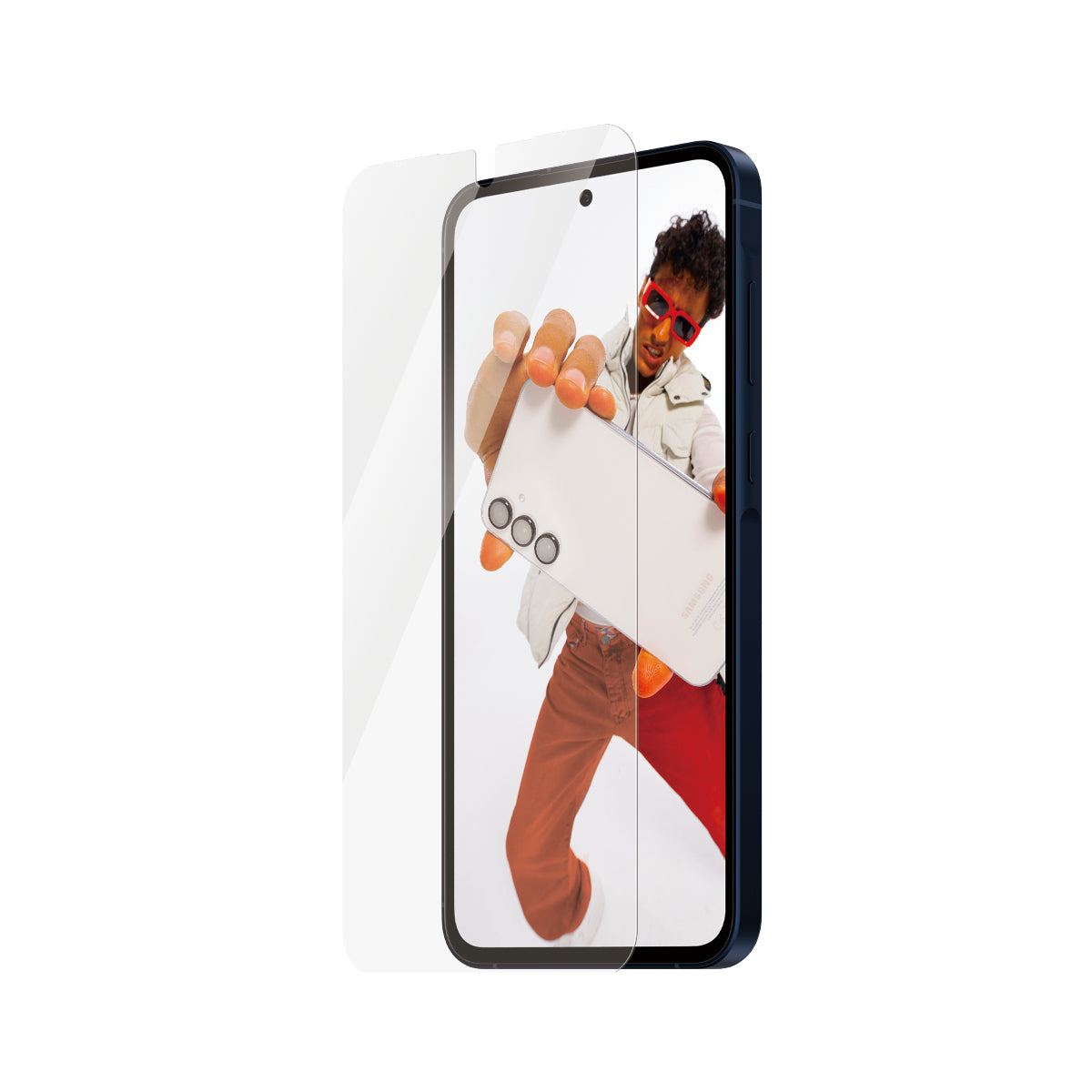 PanzerGlass SAFE. by ® Skærmbeskyttelse Samsung Galaxy new A55 5G | Ultra-Wide Fit w. Aligner