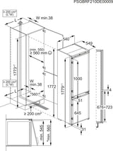 Electrolux ENT6NE18S Indbygget 257 L Hvid
