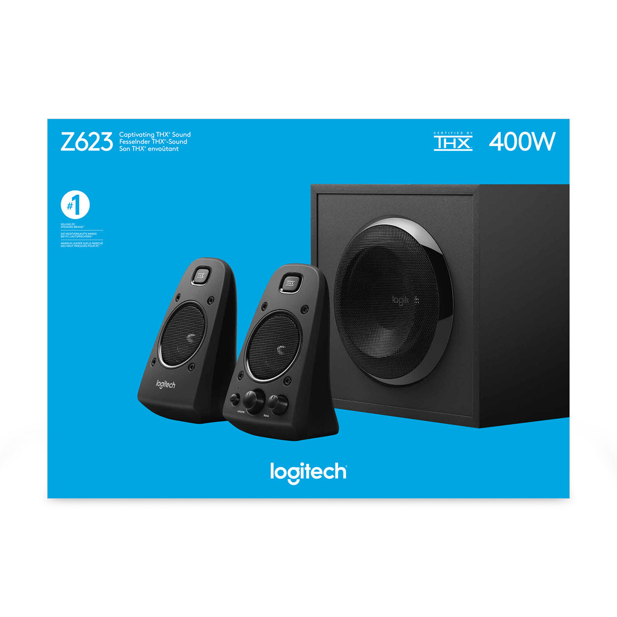 Logitech Z623 højttalersæt 200 W Universel Sort 2.1 kanaler 35 W