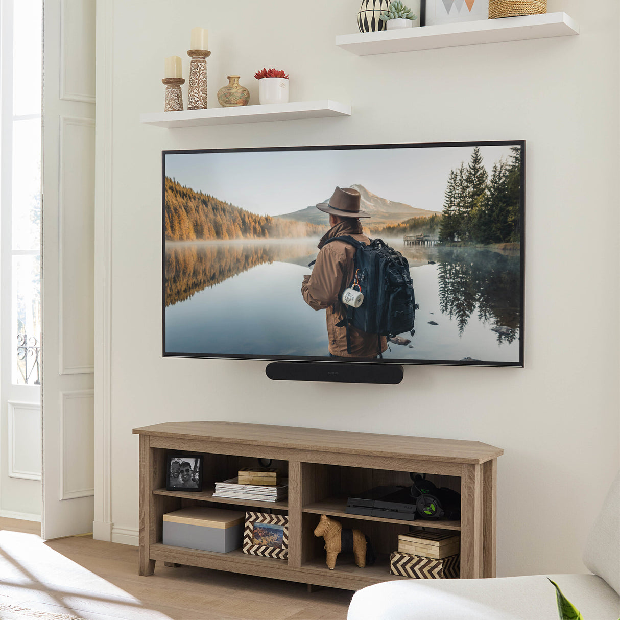 SANUS WSSAFM1-B2 højttalerstativ Tv beslag