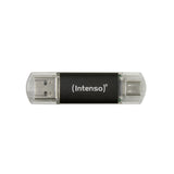 Intenso Twist Line USB-nøgle 64 GB USB Type-A / USB Type-C 3.2 Gen 1 (3.1 Gen 1) Anthracit