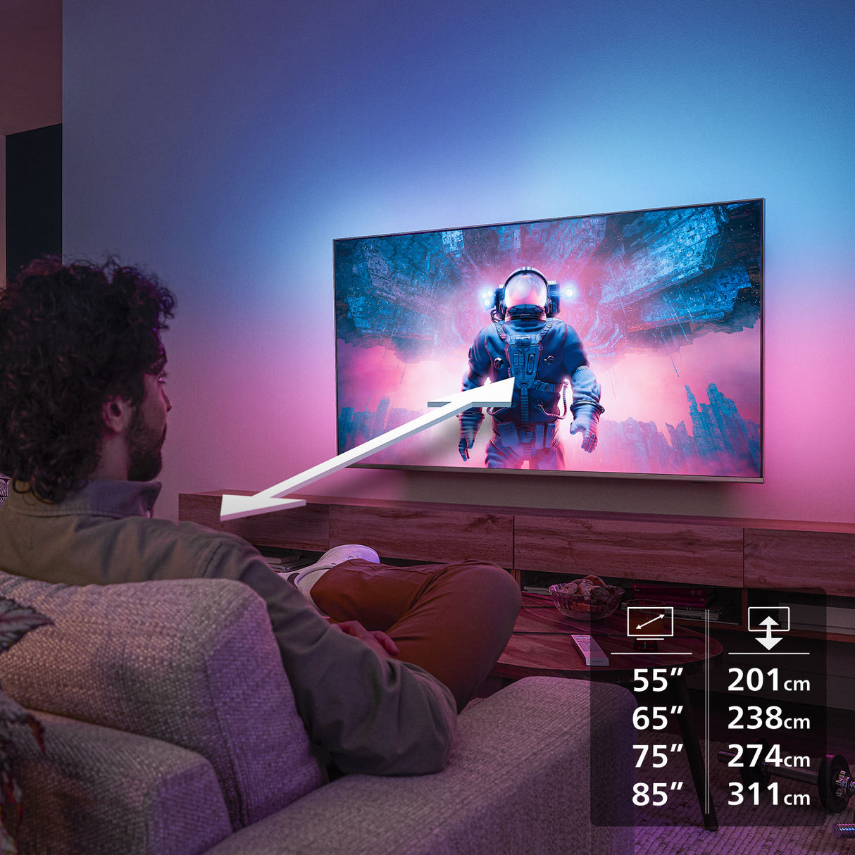 Philips 75MLED910 QD-Mini LED 4K Ambilight TV