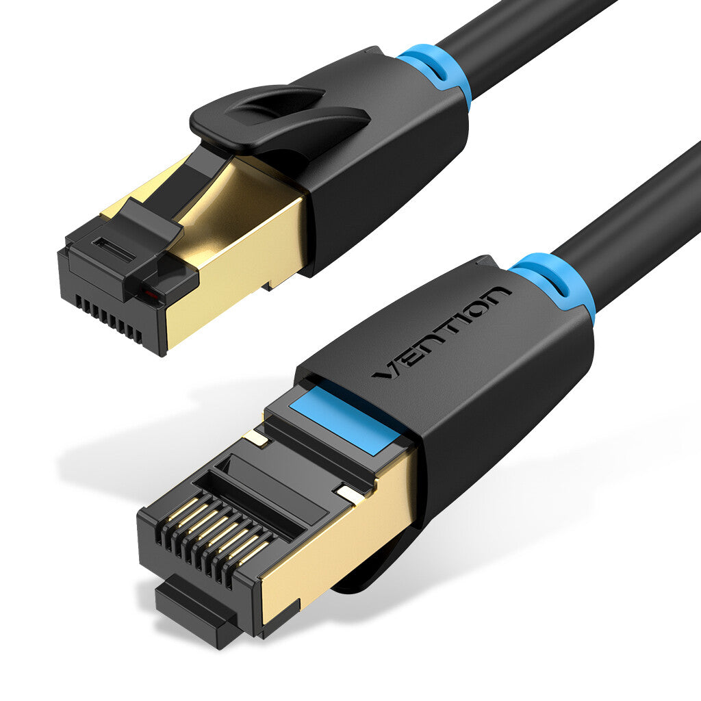 Vention IKABD netværkskabel Sort 0,5 m Cat8 S/FTP (S-STP)
