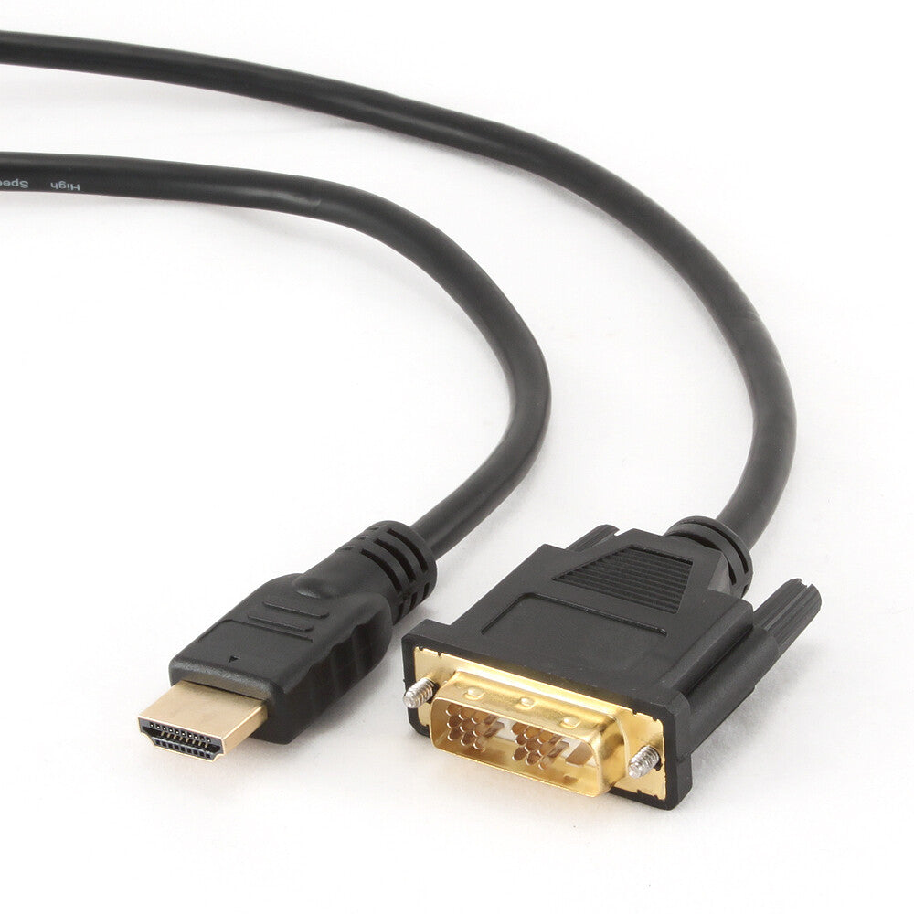 Gembird 5m, HDMI/DVI, M/M DVI-D Sort