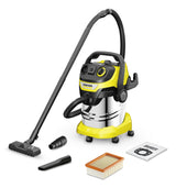 Karcher WD 5 P S V-25/5/22 Black, Stainless steel, Yellow 25 L 1100 W