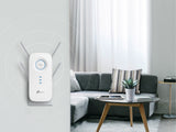 TP-Link RE650 netværk forlænger Netværkssender Hvid 10, 100, 1000 Mbit/s
