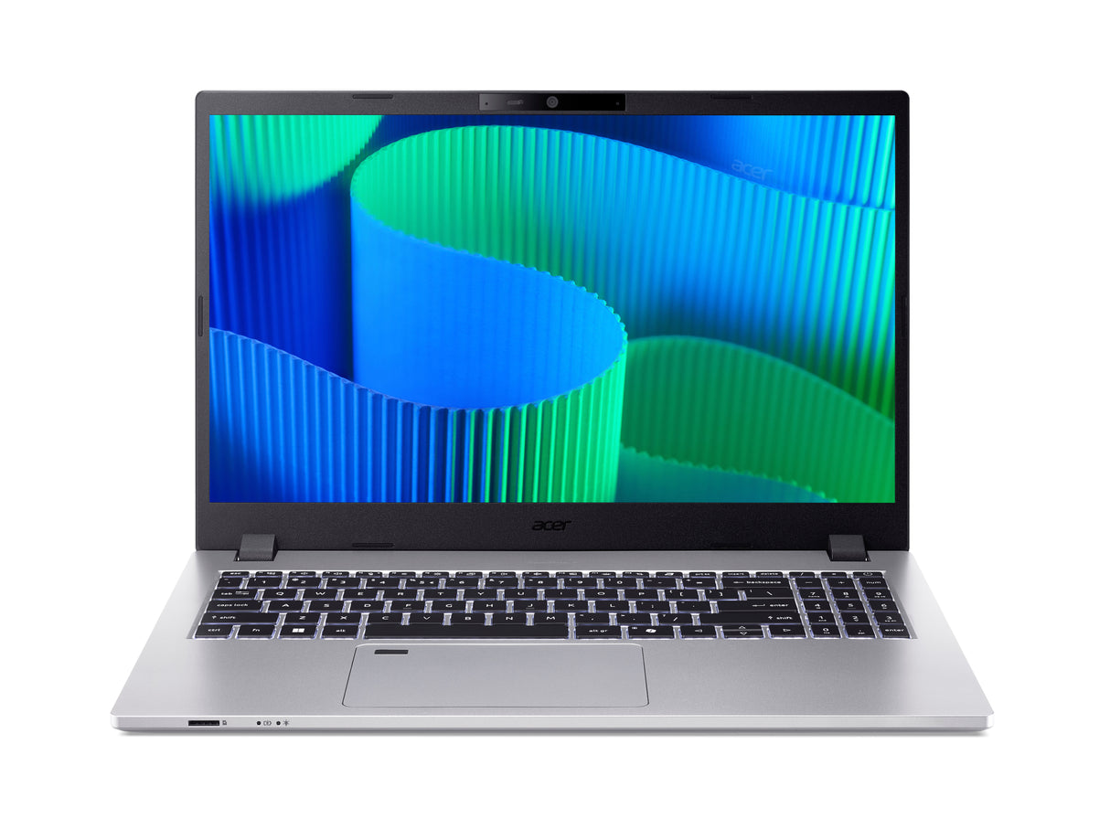 Acer TravelMate P2 TMP215-55-TCO-59KD Intel Core 5 120U Laptop 39,6 cm (15.6") Fuld HD 16 GB DDR5-SDRAM 512 GB SSD Wi-Fi 6 (802.11ax) Windows 11 Pro Sølv